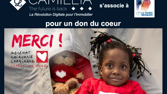Camileia s'est associée à La France Mutualiste pour soigner des enfants cardiaques.