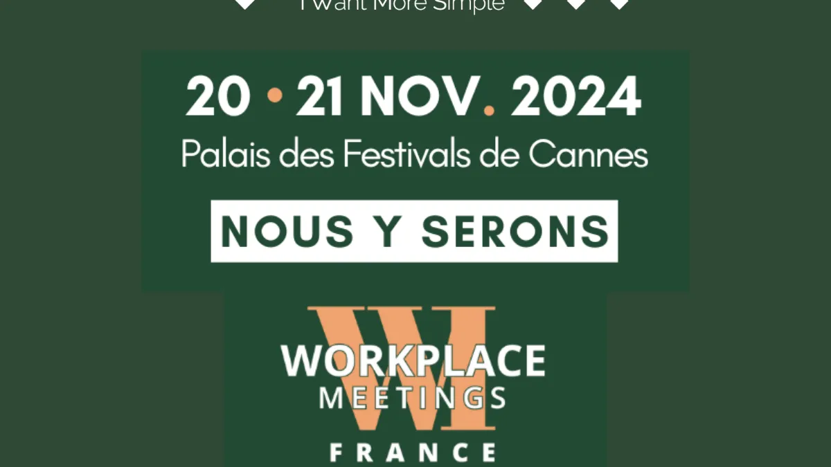 Retrouvez CAMILEIA au Workplace Meetings à Cannes !