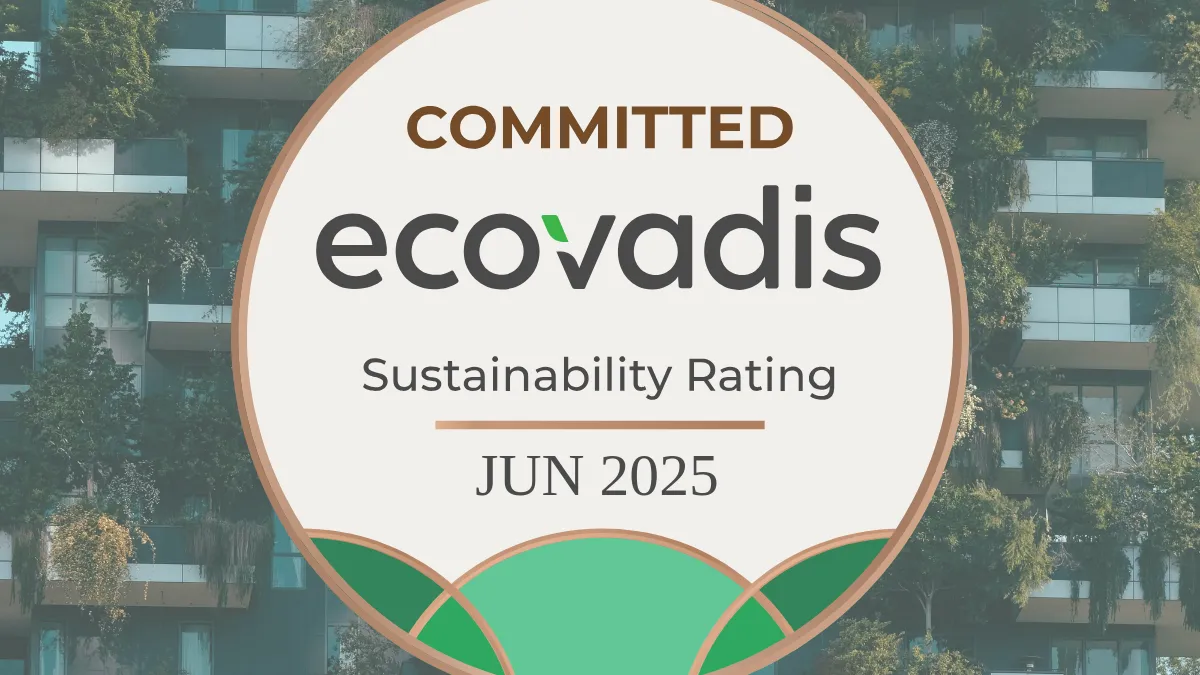 Notre engagement RSE reconnu par EcoVadis !